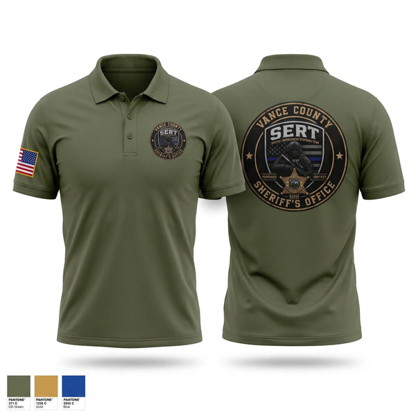 Short Sleeve Performance Polo, VCSO SERT, Police, Teamtime, Team time, sublimation, custom sports apparel, team uniforms, spirit wear, spiritwear, sports uniforms, custom shirts, team store, custom team store, fundraiser sports, apparel fundraiser