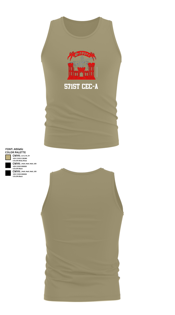 Tank Top, 571st CEC-A, , Teamtime, Team time, sublimation, custom sports apparel, team uniforms, spirit wear, spiritwear, sports uniforms, custom shirts, team store, custom team store, fundraiser sports, apparel fundraiser