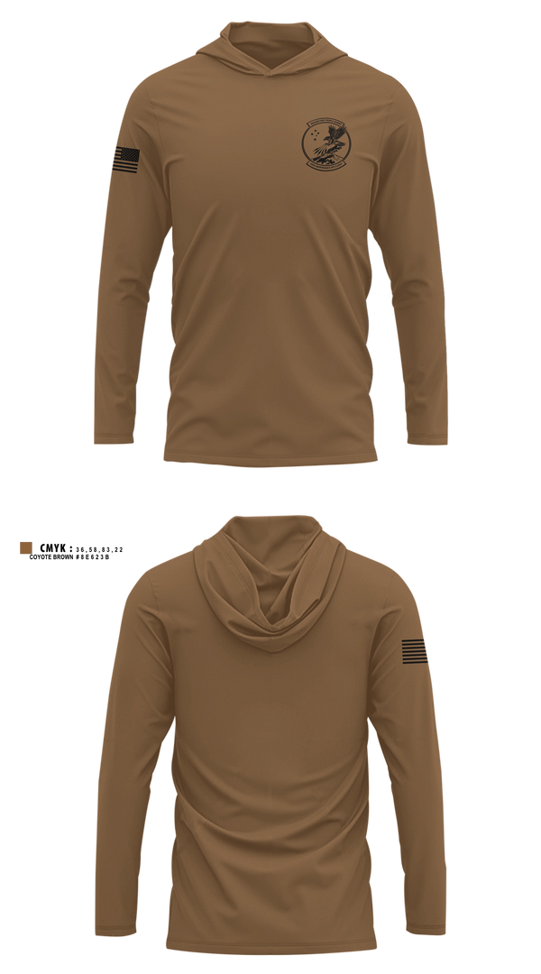 Long Sleeve hooded sunshirt, 109th MOF, Air Force, Teamtime, Team time, sublimation, custom sports apparel, team uniforms, spirit wear, spiritwear, sports uniforms, custom shirts, team store, custom team store, fundraiser sports, apparel fundraiser