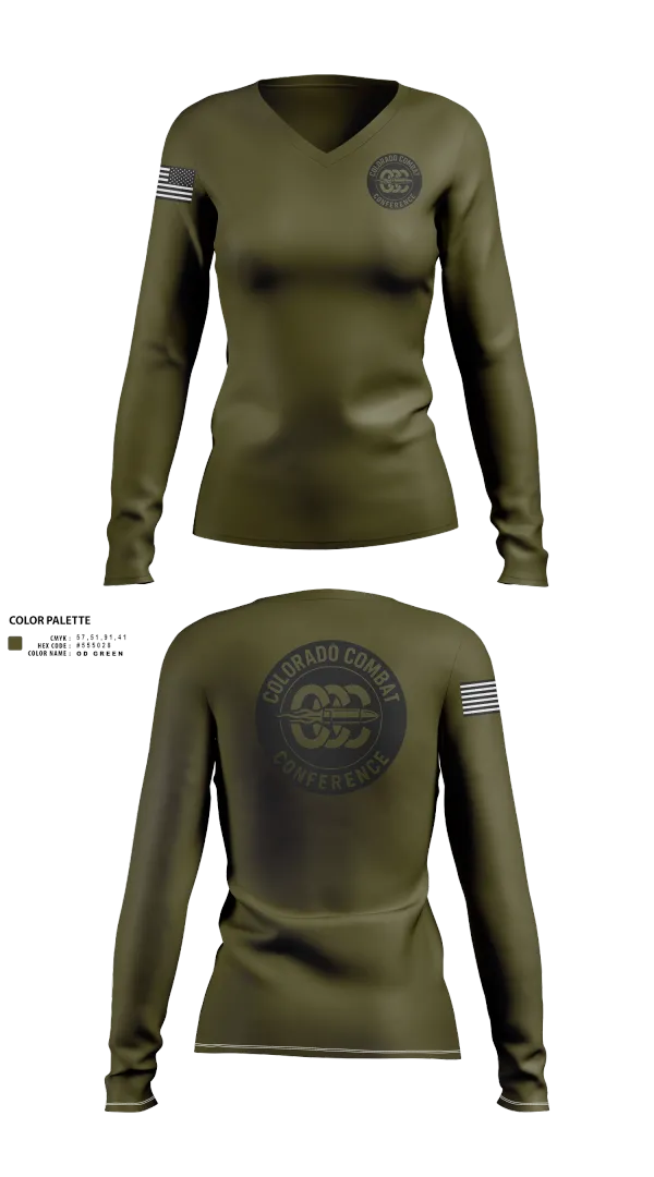 Womens Long Sleeve Vneck Shirt, , Wrestling, Teamtime, Team time, sublimation, custom sports apparel, team uniforms, spirit wear, spiritwear, sports uniforms, custom shirts, team store, custom team store, fundraiser sports, apparel fundraiser