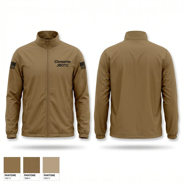 Windbreaker, Clemente JROTC, Army, Teamtime, Team time, sublimation, custom sports apparel, team uniforms, spirit wear, spiritwear, sports uniforms, custom shirts, team store, custom team store, fundraiser sports, apparel fundraiser