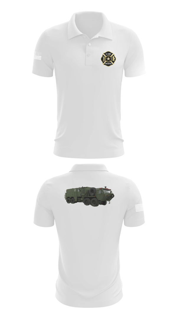 Short Sleeve Performance Polo, 467 ENGINEER DETACHMENT FIREFIGHTER, Fire Department, Teamtime, Team time, sublimation, custom sports apparel, team uniforms, spirit wear, spiritwear, sports uniforms, custom shirts, team store, custom team store, fundraiser sports, apparel fundraiser