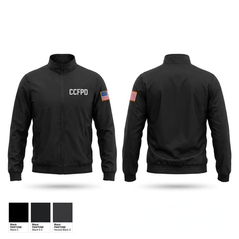 Windbreaker, CCFPD, Fire Department, Teamtime, Team time, sublimation, custom sports apparel, team uniforms, spirit wear, spiritwear, sports uniforms, custom shirts, team store, custom team store, fundraiser sports, apparel fundraiser