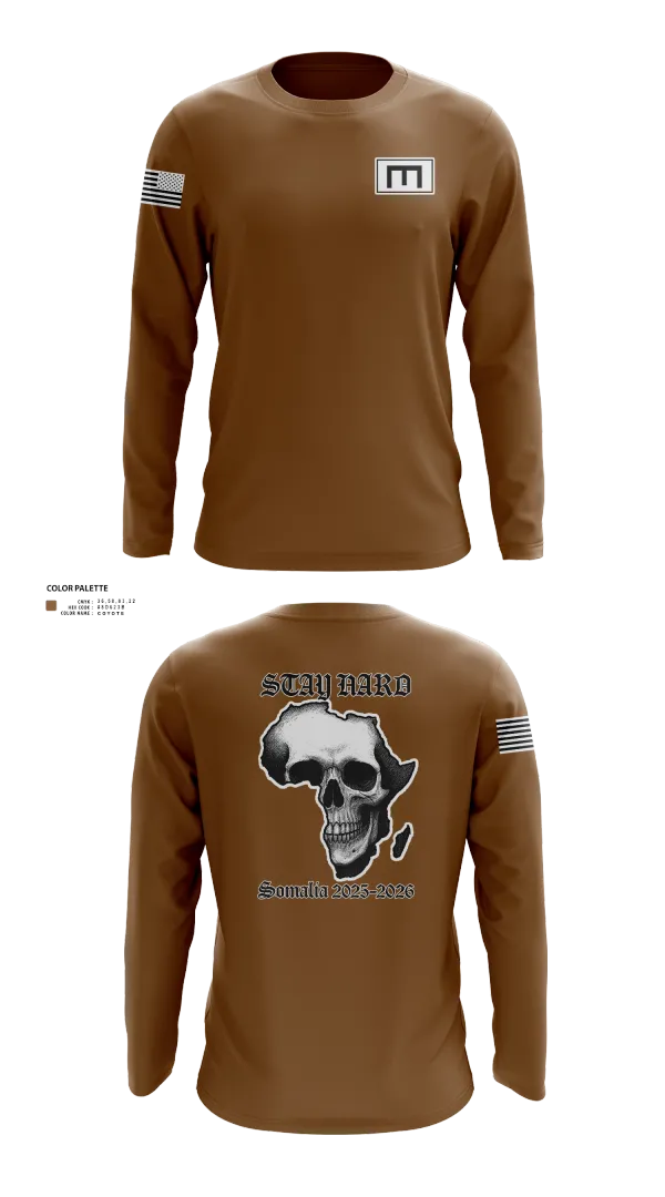 Long Sleeve Performance Shirt, 180th ESC, Army, Teamtime, Team time, sublimation, custom sports apparel, team uniforms, spirit wear, spiritwear, sports uniforms, custom shirts, team store, custom team store, fundraiser sports, apparel fundraiser