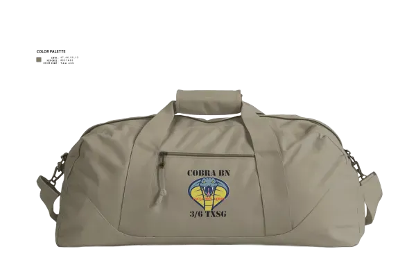 Duffle Bag, 3BN/6BDE Cobras, Army, Teamtime, Team time, sublimation, custom sports apparel, team uniforms, spirit wear, spiritwear, sports uniforms, custom shirts, team store, custom team store, fundraiser sports, apparel fundraiser