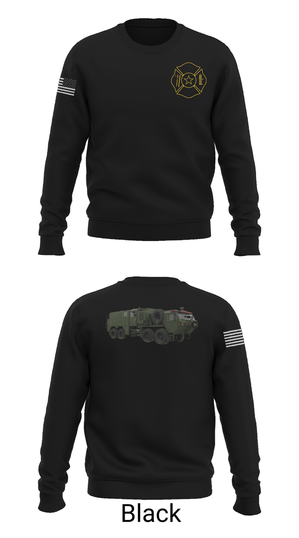 Crew Neck Sweatshirt, 467 ENGINEER DETACHMENT FIREFIGHTER, Fire Department, Teamtime, Team time, sublimation, custom sports apparel, team uniforms, spirit wear, spiritwear, sports uniforms, custom shirts, team store, custom team store, fundraiser sports, apparel fundraiser