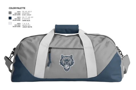 Duffle Bag, Eagle River Wolves, Baseball, Teamtime, Team time, sublimation, custom sports apparel, team uniforms, spirit wear, spiritwear, sports uniforms, custom shirts, team store, custom team store, fundraiser sports, apparel fundraiser