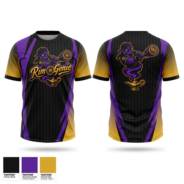Soft Poly Tee Cotton Like Feel, Rim Genie, Softball, Teamtime, Team time, sublimation, custom sports apparel, team uniforms, spirit wear, spiritwear, sports uniforms, custom shirts, team store, custom team store, fundraiser sports, apparel fundraiser