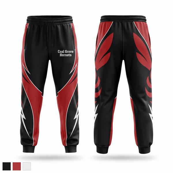 Sweatpants, Coal Grove Hornets, , Teamtime, Team time, sublimation, custom sports apparel, team uniforms, spirit wear, spiritwear, sports uniforms, custom shirts, team store, custom team store, fundraiser sports, apparel fundraiser