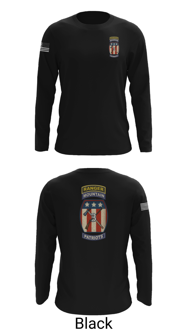 Long Sleeve Performance Shirt, 2-47 infantry 3rd BRG 10th MTN, Army, Teamtime, Team time, sublimation, custom sports apparel, team uniforms, spirit wear, spiritwear, sports uniforms, custom shirts, team store, custom team store, fundraiser sports, apparel fundraiser