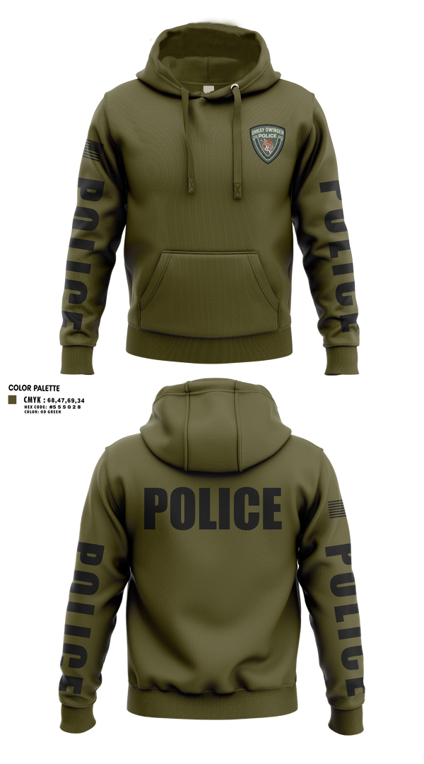 Hoodie, Ohkay Owingeh Police Department, Police, Teamtime, Team time, sublimation, custom sports apparel, team uniforms, spirit wear, spiritwear, sports uniforms, custom shirts, team store, custom team store, fundraiser sports, apparel fundraiser