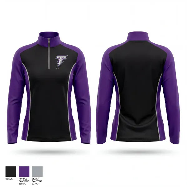 Quarter Zip Jacket, South Garner Titans, , Teamtime, Team time, sublimation, custom sports apparel, team uniforms, spirit wear, spiritwear, sports uniforms, custom shirts, team store, custom team store, fundraiser sports, apparel fundraiser