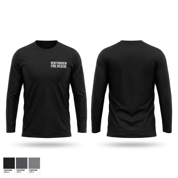 Long Sleeve Performance Shirt, New Fairview Fire Rescue, Fire Department, Teamtime, Team time, sublimation, custom sports apparel, team uniforms, spirit wear, spiritwear, sports uniforms, custom shirts, team store, custom team store, fundraiser sports, apparel fundraiser