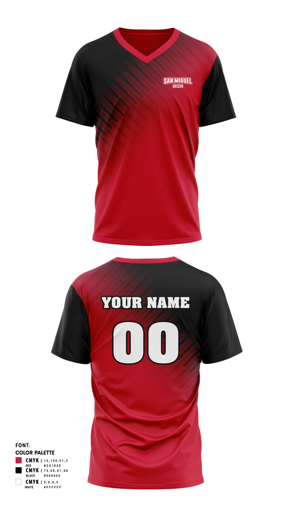 Mens Soccer Jersey, San Miguel, Men's Soccer, Teamtime, Team time, sublimation, custom sports apparel, team uniforms, spirit wear, spiritwear, sports uniforms, custom shirts, team store, custom team store, fundraiser sports, apparel fundraiser