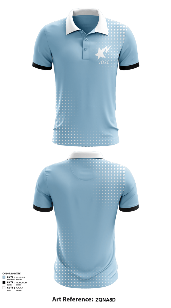 Short Sleeve Performance Polo, Starz, Men's Basketball, Teamtime, Team time, sublimation, custom sports apparel, team uniforms, spirit wear, spiritwear, sports uniforms, custom shirts, team store, custom team store, fundraiser sports, apparel fundraiser