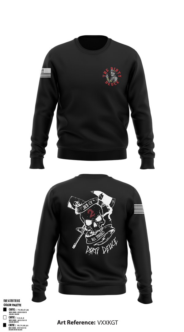 Crew Neck Sweatshirt, 386th ECES/CEF, Fire Department, Teamtime, Team time, sublimation, custom sports apparel, team uniforms, spirit wear, spiritwear, sports uniforms, custom shirts, team store, custom team store, fundraiser sports, apparel fundraiser