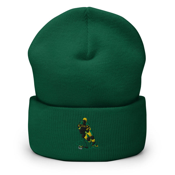 JAMAICAN OLYMPIC ICE HOCKEY FEDERATION 18663712 Cuffed Beanie-2