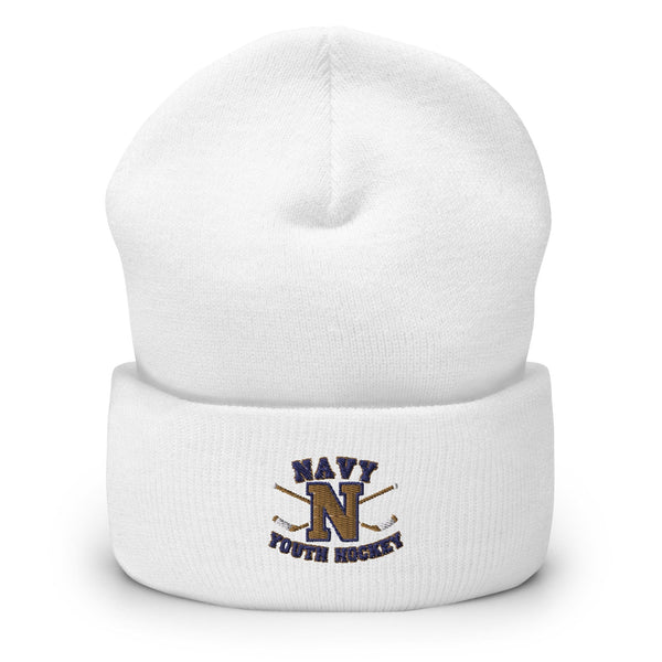 NAVY YOUTH HOCKEY 90157811 Cuffed Beanie-1