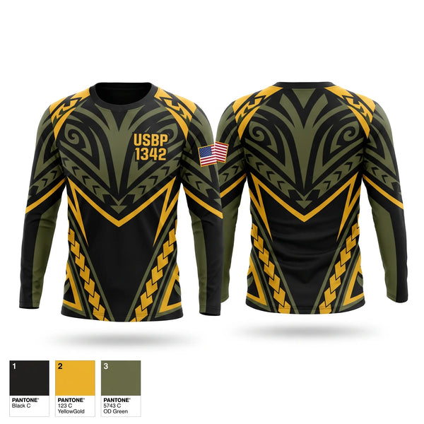 Long Sleeve Performance Shirt, USBP 1342, Police, Teamtime, Team time, sublimation, custom sports apparel, team uniforms, spirit wear, spiritwear, sports uniforms, custom shirts, team store, custom team store, fundraiser sports, apparel fundraiser
