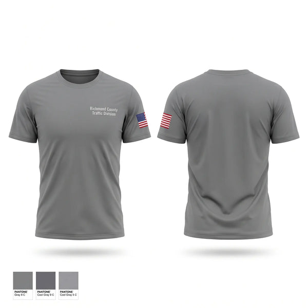 Short Sleeve Performance Shirt, Richmond County Traffic Division, Police, Teamtime, Team time, sublimation, custom sports apparel, team uniforms, spirit wear, spiritwear, sports uniforms, custom shirts, team store, custom team store, fundraiser sports, apparel fundraiser