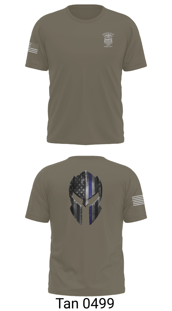 Short Sleeve Performance Shirt, Hartford Police, Police, Teamtime, Team time, sublimation, custom sports apparel, team uniforms, spirit wear, spiritwear, sports uniforms, custom shirts, team store, custom team store, fundraiser sports, apparel fundraiser