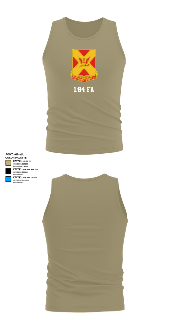 Tank Top, 1/84 FA, , Teamtime, Team time, sublimation, custom sports apparel, team uniforms, spirit wear, spiritwear, sports uniforms, custom shirts, team store, custom team store, fundraiser sports, apparel fundraiser