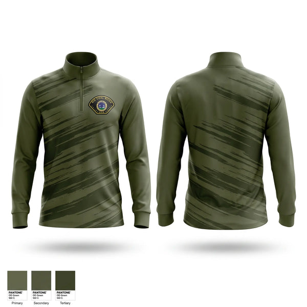 Quarter Zip Jacket, BIG COAL RIVER CRIME WATCH, , Teamtime, Team time, sublimation, custom sports apparel, team uniforms, spirit wear, spiritwear, sports uniforms, custom shirts, team store, custom team store, fundraiser sports, apparel fundraiser