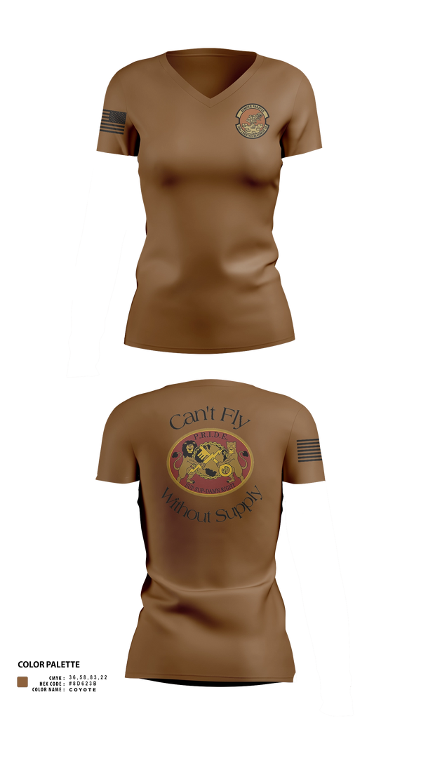 Womens Short Sleeve Vneck Shirt, 166 Supply, Air Force, Teamtime, Team time, sublimation, custom sports apparel, team uniforms, spirit wear, spiritwear, sports uniforms, custom shirts, team store, custom team store, fundraiser sports, apparel fundraiser