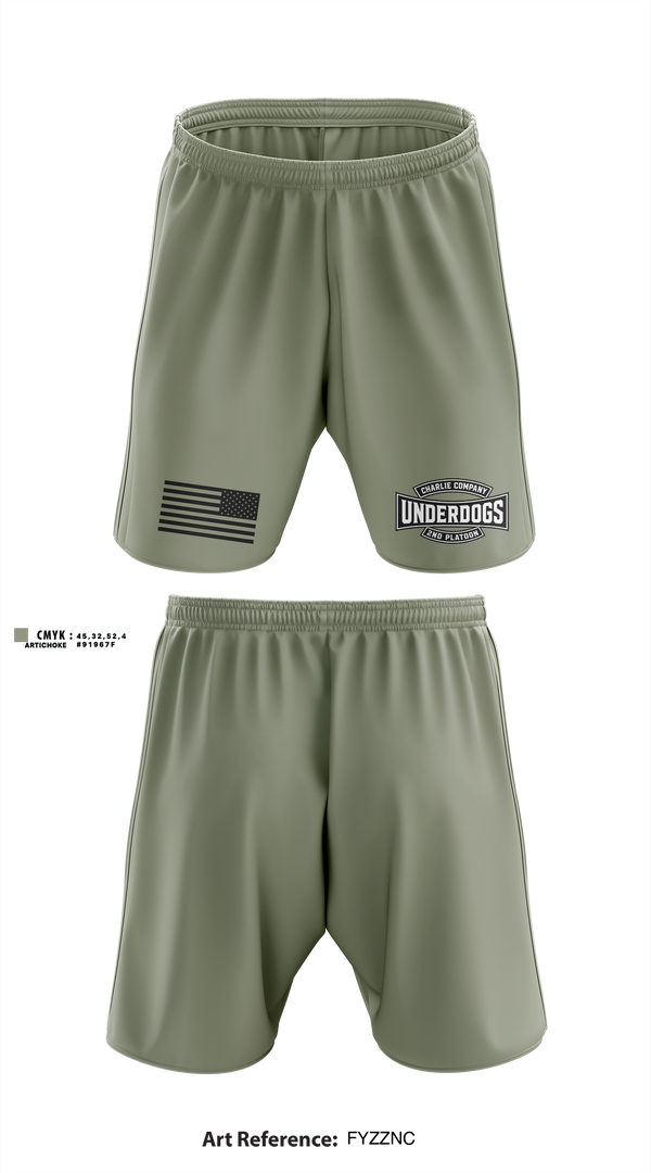 Athletic Shorts With Pockets, C co 2nd plt Underdogs, Army, Teamtime, Team time, sublimation, custom sports apparel, team uniforms, spirit wear, spiritwear, sports uniforms, custom shirts, team store, custom team store, fundraiser sports, apparel fundraiser
