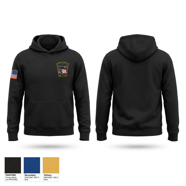 Hoodie, Eldridge Police Department, Police, Teamtime, Team time, sublimation, custom sports apparel, team uniforms, spirit wear, spiritwear, sports uniforms, custom shirts, team store, custom team store, fundraiser sports, apparel fundraiser