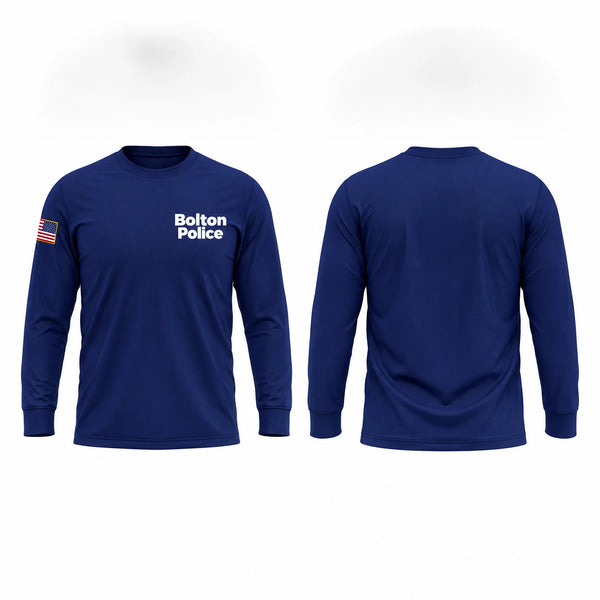 Long Sleeve Performance Shirt, Bolton Police, Police, Teamtime, Team time, sublimation, custom sports apparel, team uniforms, spirit wear, spiritwear, sports uniforms, custom shirts, team store, custom team store, fundraiser sports, apparel fundraiser