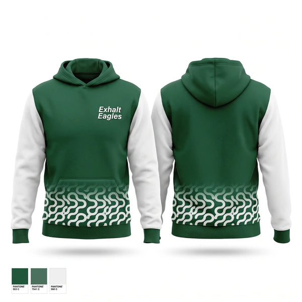 Hoodie, Exhalt Eagles, Cheer, Teamtime, Team time, sublimation, custom sports apparel, team uniforms, spirit wear, spiritwear, sports uniforms, custom shirts, team store, custom team store, fundraiser sports, apparel fundraiser