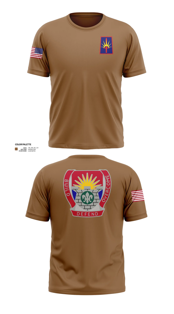 Short Sleeve Performance Shirt, FSC 204th ENG BN, National Guard, Teamtime, Team time, sublimation, custom sports apparel, team uniforms, spirit wear, spiritwear, sports uniforms, custom shirts, team store, custom team store, fundraiser sports, apparel fundraiser