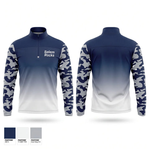 Quarter Zip Jacket, Salem Rocks, Swimming, Teamtime, Team time, sublimation, custom sports apparel, team uniforms, spirit wear, spiritwear, sports uniforms, custom shirts, team store, custom team store, fundraiser sports, apparel fundraiser