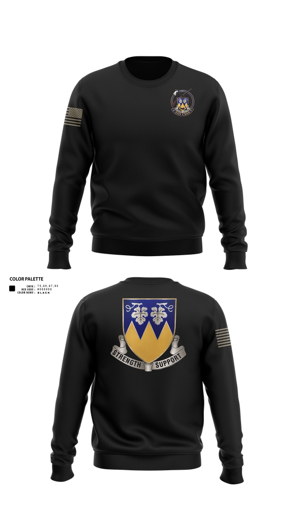 Crew Neck Sweatshirt, 513th Transportation Company, Army, Teamtime, Team time, sublimation, custom sports apparel, team uniforms, spirit wear, spiritwear, sports uniforms, custom shirts, team store, custom team store, fundraiser sports, apparel fundraiser