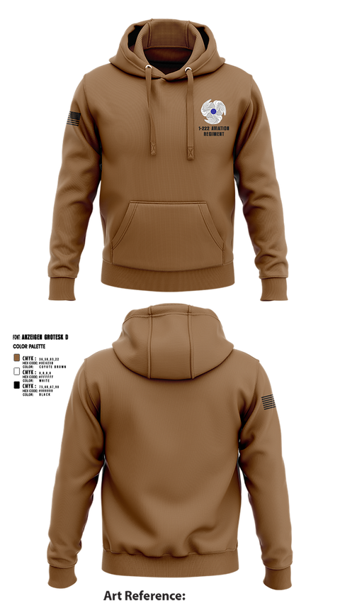 Hoodie, 1-222 Aviaition Regiment, Army, Teamtime, Team time, sublimation, custom sports apparel, team uniforms, spirit wear, spiritwear, sports uniforms, custom shirts, team store, custom team store, fundraiser sports, apparel fundraiser