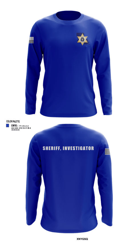 Long Sleeve Performance Shirt, Acadia Parish Sheriff's Office, Police, Teamtime, Team time, sublimation, custom sports apparel, team uniforms, spirit wear, spiritwear, sports uniforms, custom shirts, team store, custom team store, fundraiser sports, apparel fundraiser