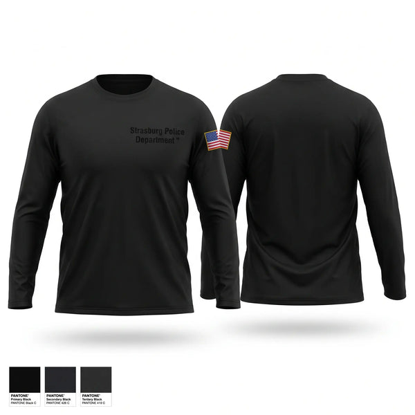 Long Sleeve Performance Shirt, Strasburg Police Department, Police, Teamtime, Team time, sublimation, custom sports apparel, team uniforms, spirit wear, spiritwear, sports uniforms, custom shirts, team store, custom team store, fundraiser sports, apparel fundraiser