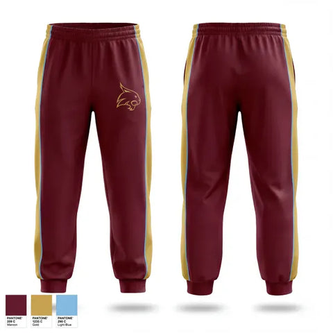 Sweatpants, Explorer Bobcats, Men's Basketball, Teamtime, Team time, sublimation, custom sports apparel, team uniforms, spirit wear, spiritwear, sports uniforms, custom shirts, team store, custom team store, fundraiser sports, apparel fundraiser