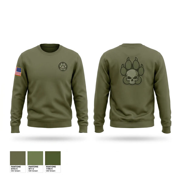 Crew Neck Sweatshirt, Yakima Police Department K9 School, Police, Teamtime, Team time, sublimation, custom sports apparel, team uniforms, spirit wear, spiritwear, sports uniforms, custom shirts, team store, custom team store, fundraiser sports, apparel fundraiser