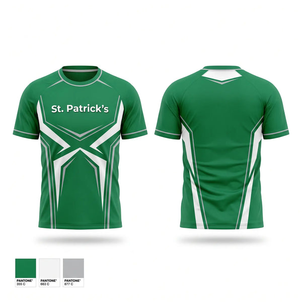 Short Sleeve Performance Shirt, St.Patrick’s, Men's Basketball, Teamtime, Team time, sublimation, custom sports apparel, team uniforms, spirit wear, spiritwear, sports uniforms, custom shirts, team store, custom team store, fundraiser sports, apparel fundraiser