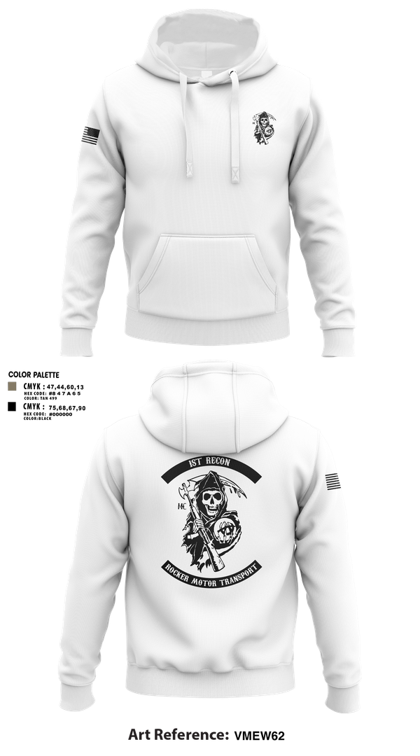 Hoodie, 1st Recon, Marines, Teamtime, Team time, sublimation, custom sports apparel, team uniforms, spirit wear, spiritwear, sports uniforms, custom shirts, team store, custom team store, fundraiser sports, apparel fundraiser
