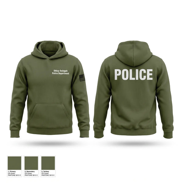 Hoodie, Ohkay Owingeh Police Department, Police, Teamtime, Team time, sublimation, custom sports apparel, team uniforms, spirit wear, spiritwear, sports uniforms, custom shirts, team store, custom team store, fundraiser sports, apparel fundraiser