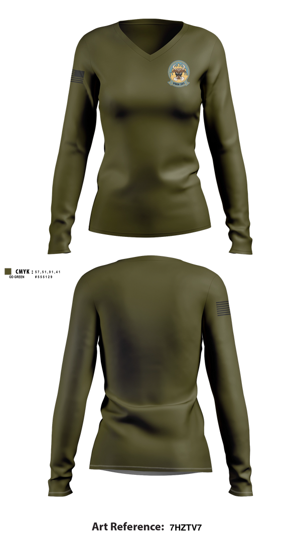 Womens Long Sleeve Vneck Shirt, Vmm-261, Marines, Teamtime, Team time, sublimation, custom sports apparel, team uniforms, spirit wear, spiritwear, sports uniforms, custom shirts, team store, custom team store, fundraiser sports, apparel fundraiser