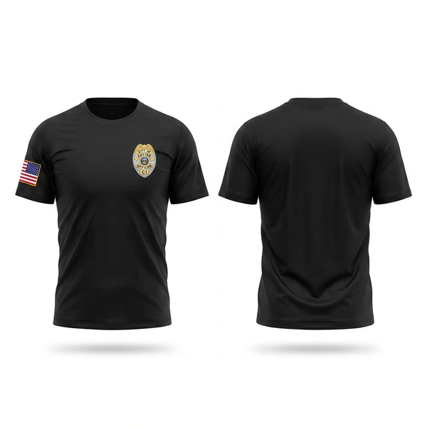 Short Sleeve Performance Shirt, Cotter Police Department, Police, Teamtime, Team time, sublimation, custom sports apparel, team uniforms, spirit wear, spiritwear, sports uniforms, custom shirts, team store, custom team store, fundraiser sports, apparel fundraiser