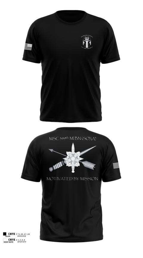 Old School Cotton Feel Shirt, MSC 389th MI BN (SO) (A), Army, Teamtime, Team time, sublimation, custom sports apparel, team uniforms, spirit wear, spiritwear, sports uniforms, custom shirts, team store, custom team store, fundraiser sports, apparel fundraiser