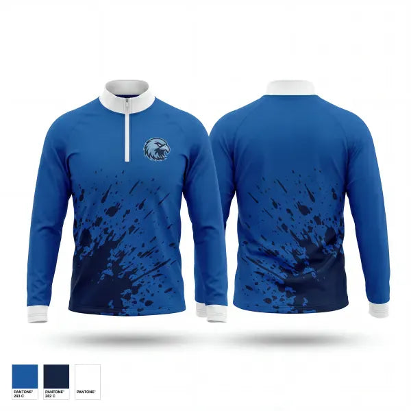 Quarter Zip Jacket, Charlotte Icehawks, Ice Hockey, Teamtime, Team time, sublimation, custom sports apparel, team uniforms, spirit wear, spiritwear, sports uniforms, custom shirts, team store, custom team store, fundraiser sports, apparel fundraiser