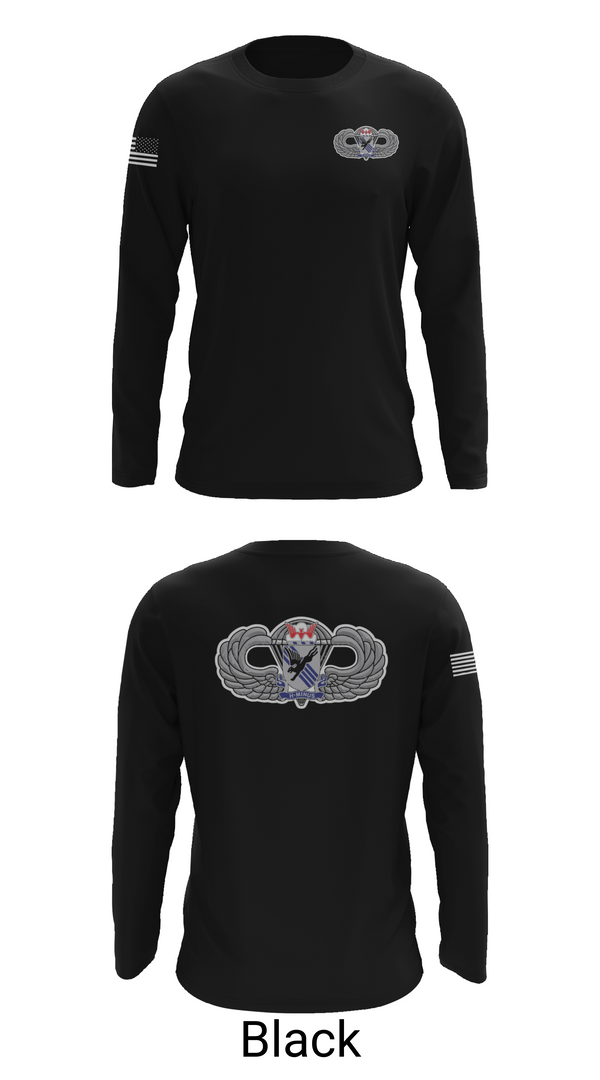 Long Sleeve Performance Shirt, 1-505th PIR 82nd airborne, Army, Teamtime, Team time, sublimation, custom sports apparel, team uniforms, spirit wear, spiritwear, sports uniforms, custom shirts, team store, custom team store, fundraiser sports, apparel fundraiser