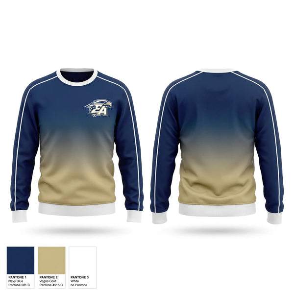 Crew Neck Sweatshirt, Everett Alvarez Eagles, Women's Basketball, Teamtime, Team time, sublimation, custom sports apparel, team uniforms, spirit wear, spiritwear, sports uniforms, custom shirts, team store, custom team store, fundraiser sports, apparel fundraiser