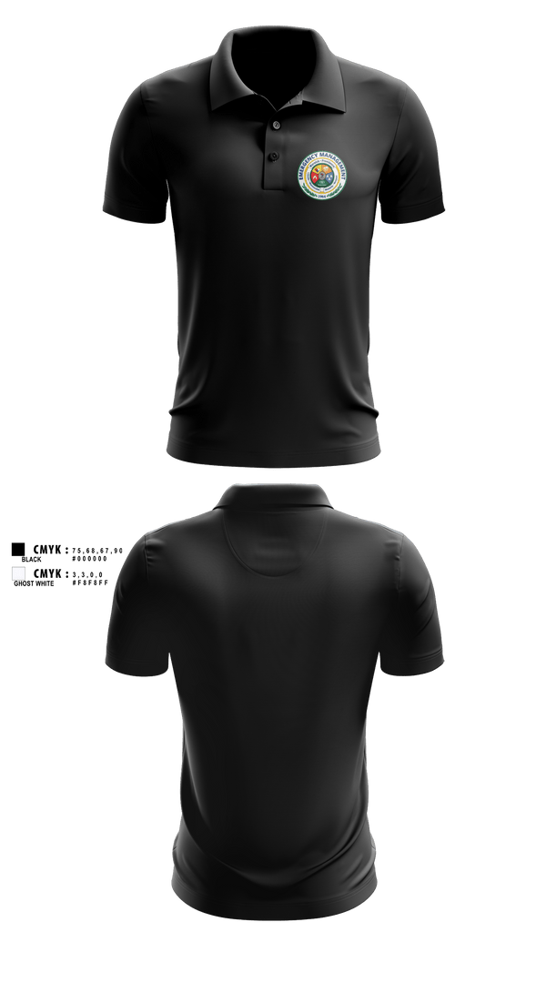 Short Sleeve Performance Polo, CCRI Emergency Management / Emergency Operations Center, Fire Department, Teamtime, Team time, sublimation, custom sports apparel, team uniforms, spirit wear, spiritwear, sports uniforms, custom shirts, team store, custom team store, fundraiser sports, apparel fundraiser